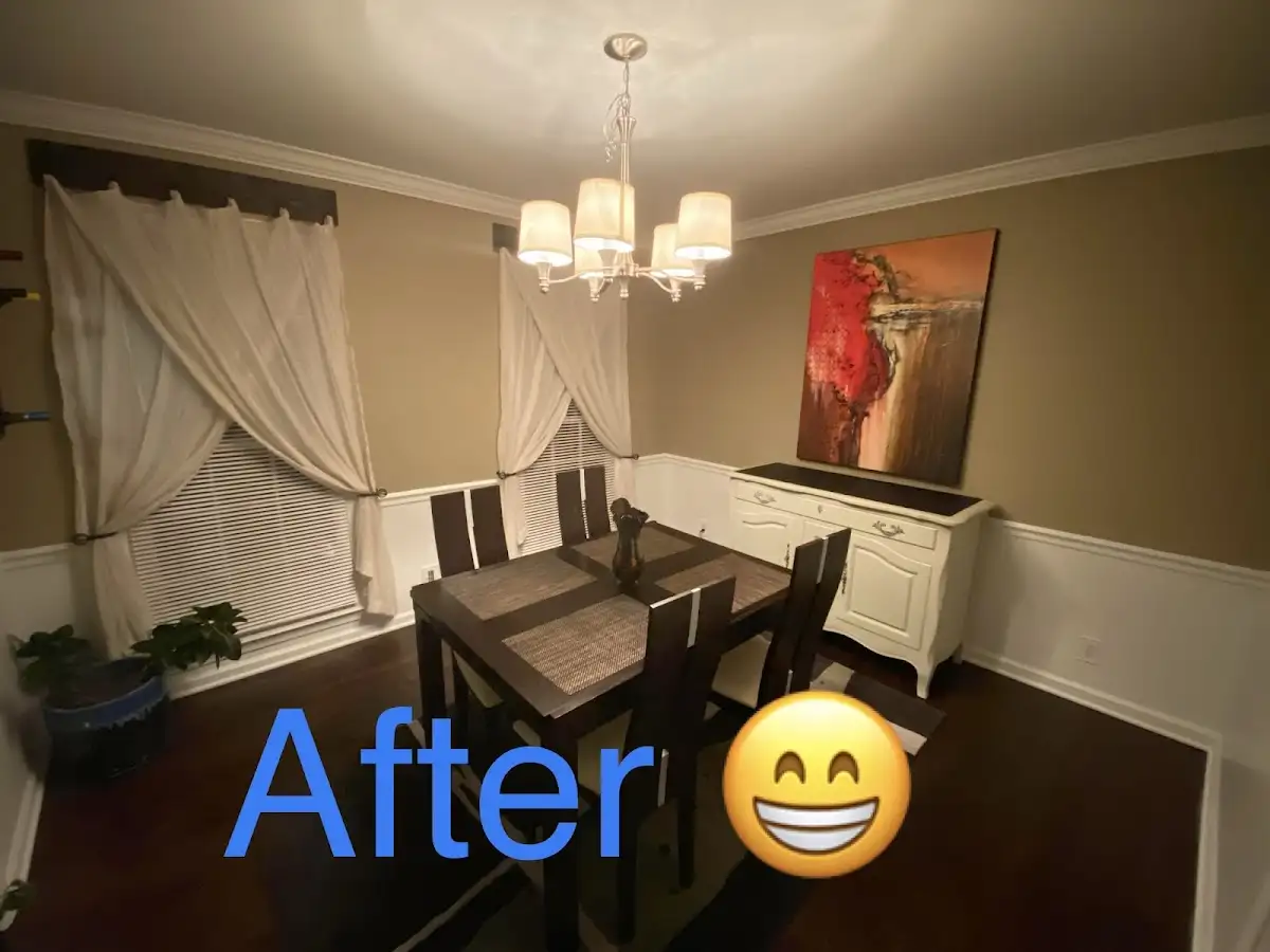 Professional dining room restoration after water damage in Lennox
