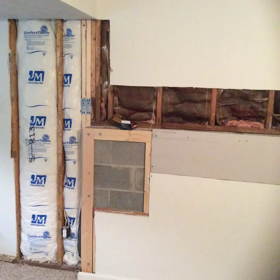 Wall insulation replacement during Odor Removal & Deodorization in Lennox